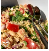 Couscous Herb & Bean Salad